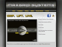 Tablet Screenshot of maxgripsystems.com